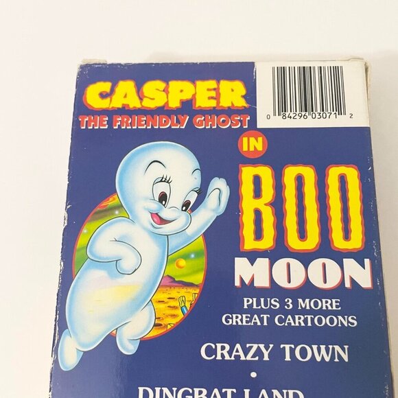 Vth 90s Casper The Friendly Ghost In Boo Moon VHS - Picture 9 of 13